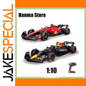 1:10 Scale RC Formula Car Set with Red Bull and Ferrari