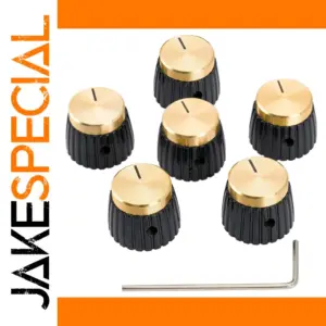 Black and Gold Amp Knob Set for Marshall Amps