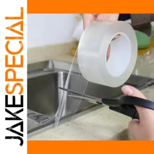 Transparent Self-Adhesive Caulk Tape for Waterproofing