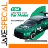 Green Alloy Racing Car Model 1:64 Scale