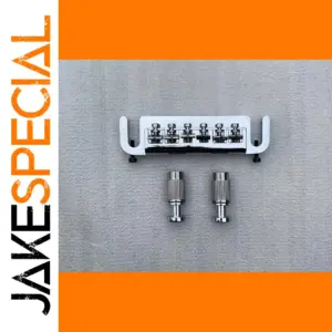 Adjustable Guitar Tailpiece with Six Saddles