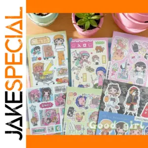 Colorful Shibuya Girl Stickers for You
