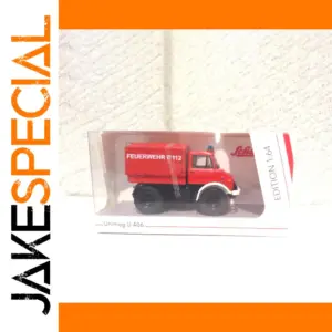 Red Diecast Unimog U406 Model 1:64 Scale
