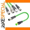 Rugged M12 to RJ45 Connector Cable Set