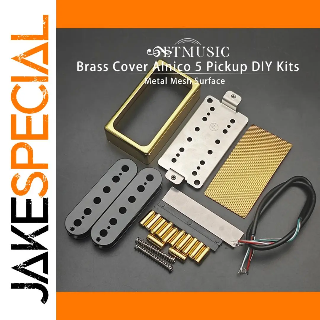 LP-Style Alnico 5 Humbucker Pickup Set 70x39mm 1 LP-Style Alnico 5 Humbucker Pickup Set 70x39mm