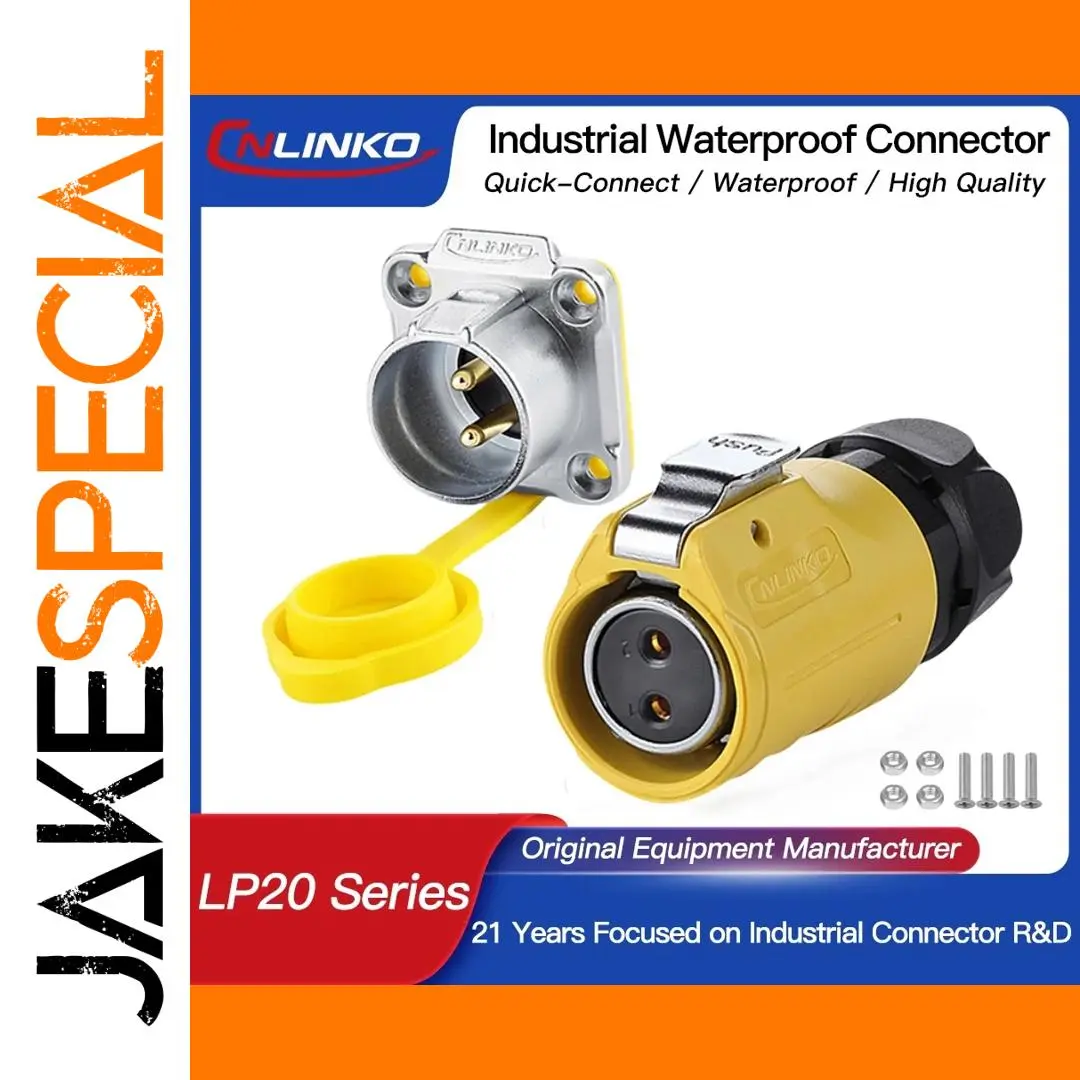 Industrial LP20 Connector with IP68 Rating 1 Industrial LP20 Connector with IP68 Rating