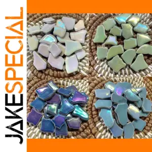 Colorful Irregular Ceramic Mosaic Tiles Set