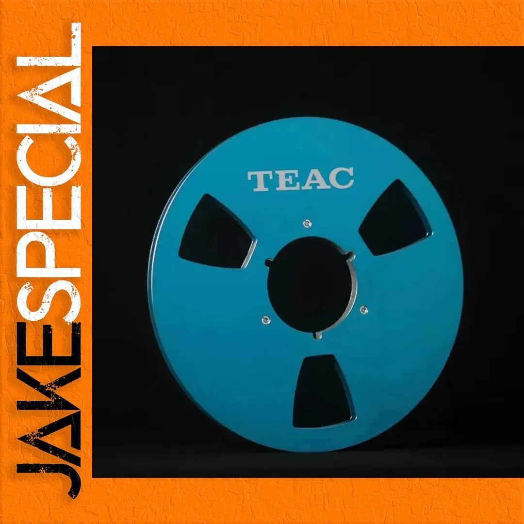Blue Aluminum Reel for Reel-to-Reel Tape 1 Blue Aluminum Reel for Reel-to-Reel Tape