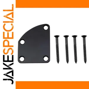 Black Steel Electric Guitar Neck Plate