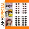 Glass Crystal Doll Eye Set for Figures and Dolls