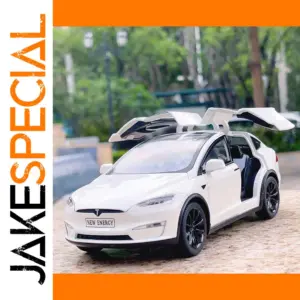 White 1/24 Scale Model X Alloy Car Collection