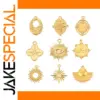 Celestial Sun, Moon, Star Jewelry Charms Collection