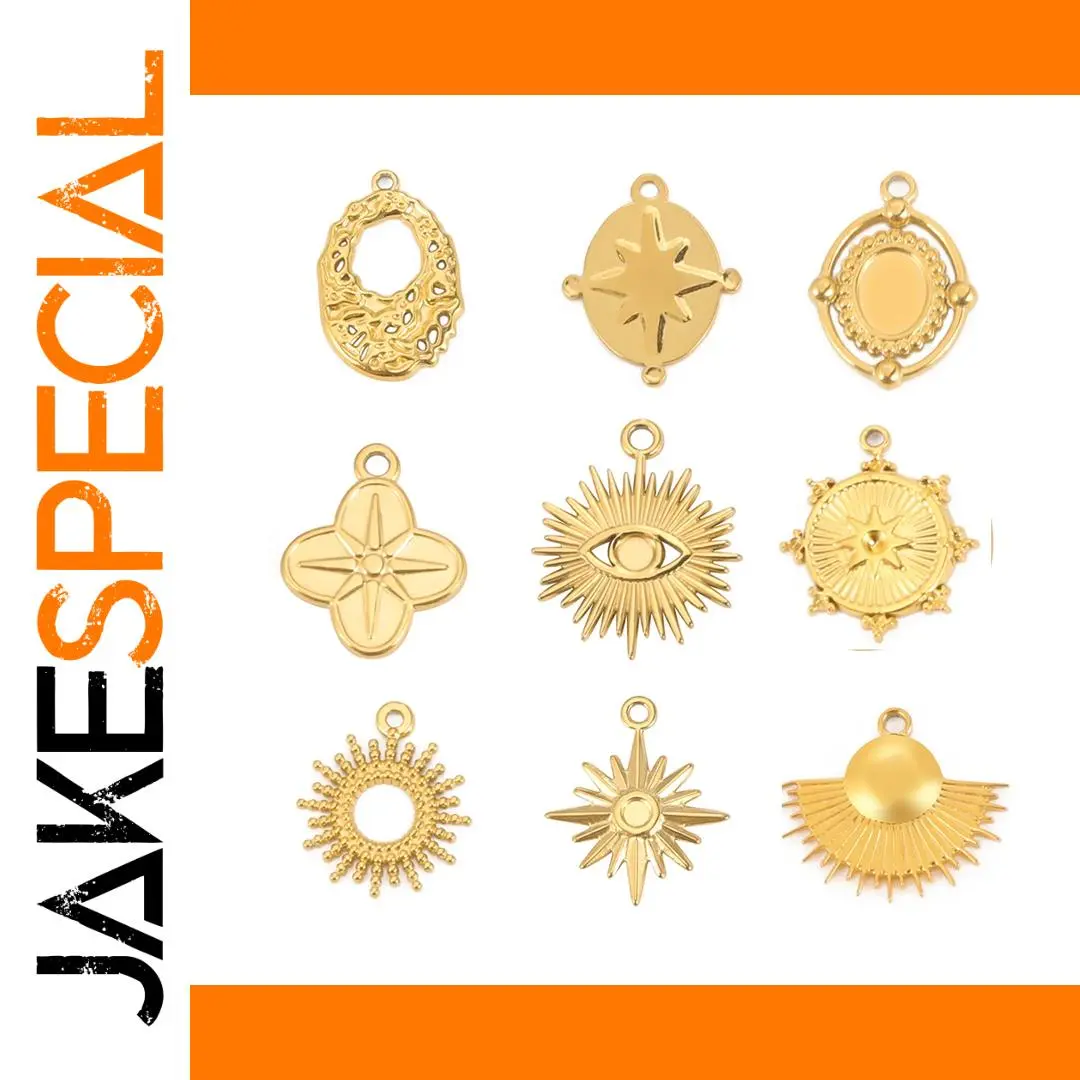 Celestial Sun, Moon, Star Jewelry Charms Collection 1 Celestial Sun, Moon, Star Jewelry Charms Collection