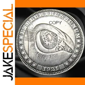 Vintage Hobo Morgan Skeleton Coin Replica