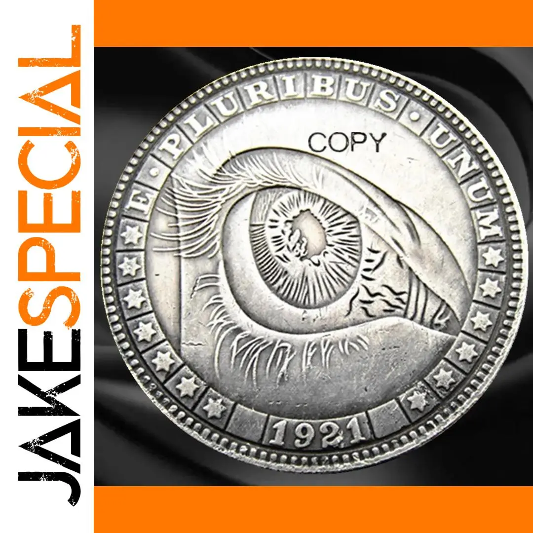 Vintage Hobo Morgan Skeleton Coin Replica 1 Vintage Hobo Morgan Skeleton Coin Replica