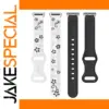 Floral Silicone Strap for Huawei Band 8/9/10