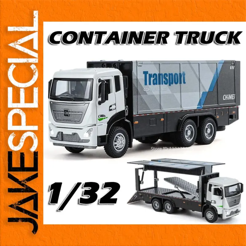 Discover the Excitement of the 1:32 Scale Urban Cargo Container Truck Model 1 aa827fd124634b98857c5355 product image