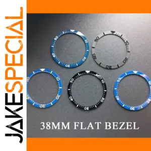 Blue Ceramic Bezel Insert for Diver Watches 38mm