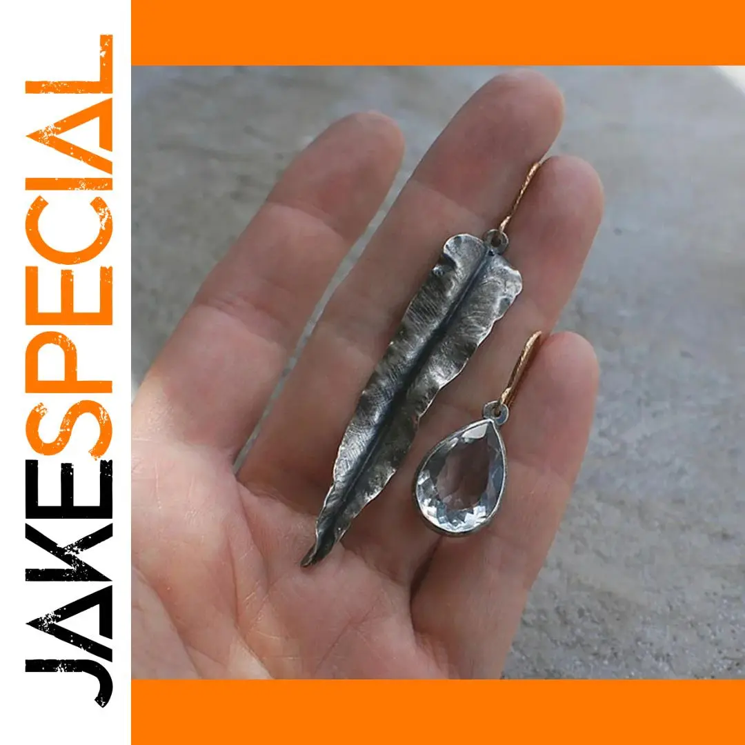 Vintage Waterdrop Leaf Drop Earrings 1 Vintage Waterdrop Leaf Drop Earrings