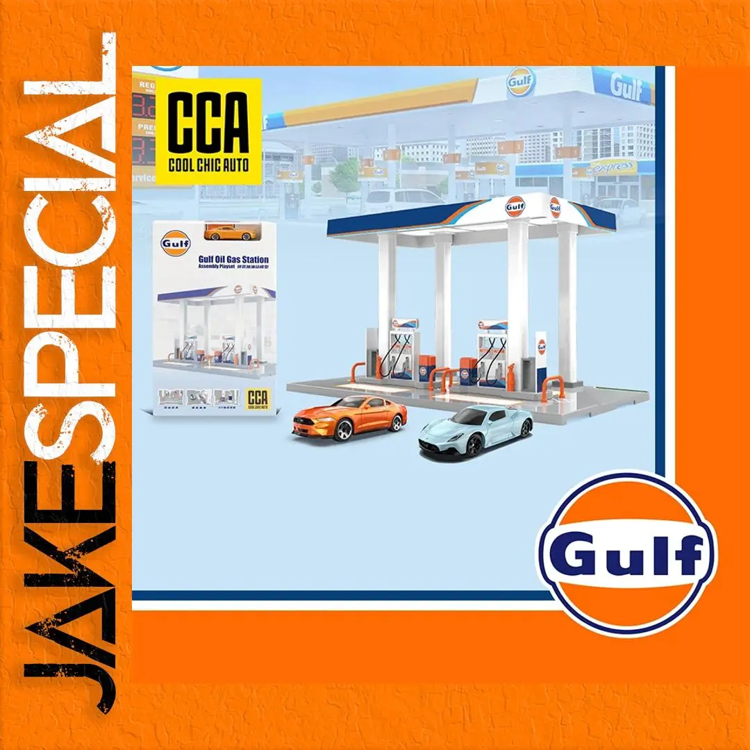 Gulf Oil Gas Station 1:64 Scale Diecast Model 1 Gulf Oil Gas Station 1:64 Scale Diecast Model