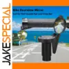 Black Bicycle Rearview Mirror with 360° Adjustment