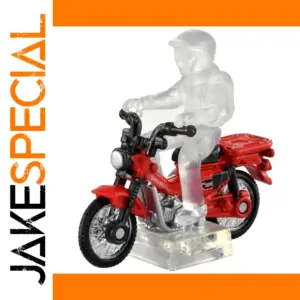 Red Diecast Motorcycle Model by TOMICA NO.106