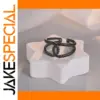 Unisex Twist Stainless Steel Ring 6-8mm