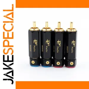 Lockable RCA Connectors for High-Fidelity Audio