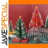 Colorful Wooden Christmas Tree Decor