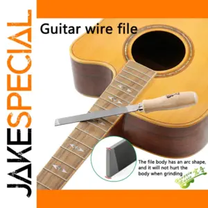 Double-Sided Guitar Trim File for Precision Fretwork