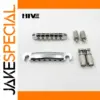 Premium Silver 6-String Guitar Bridge Set