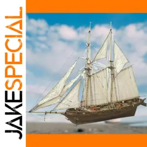 Wooden Ship Model Kit 1/96 Scale for Enthusiasts