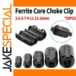 Ferrite Choke Clip Set for Noise Filtering