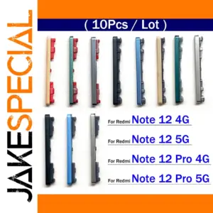 Colorful Side Buttons for Xiaomi Redmi Note 12