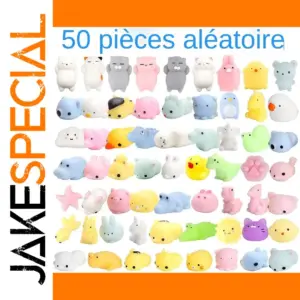 Kawaii Squishy Mochi Collection (5-50 pcs)