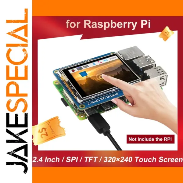2.4-Inch Raspberry Pi Touch Screen with Touch Control | JakeSpecial