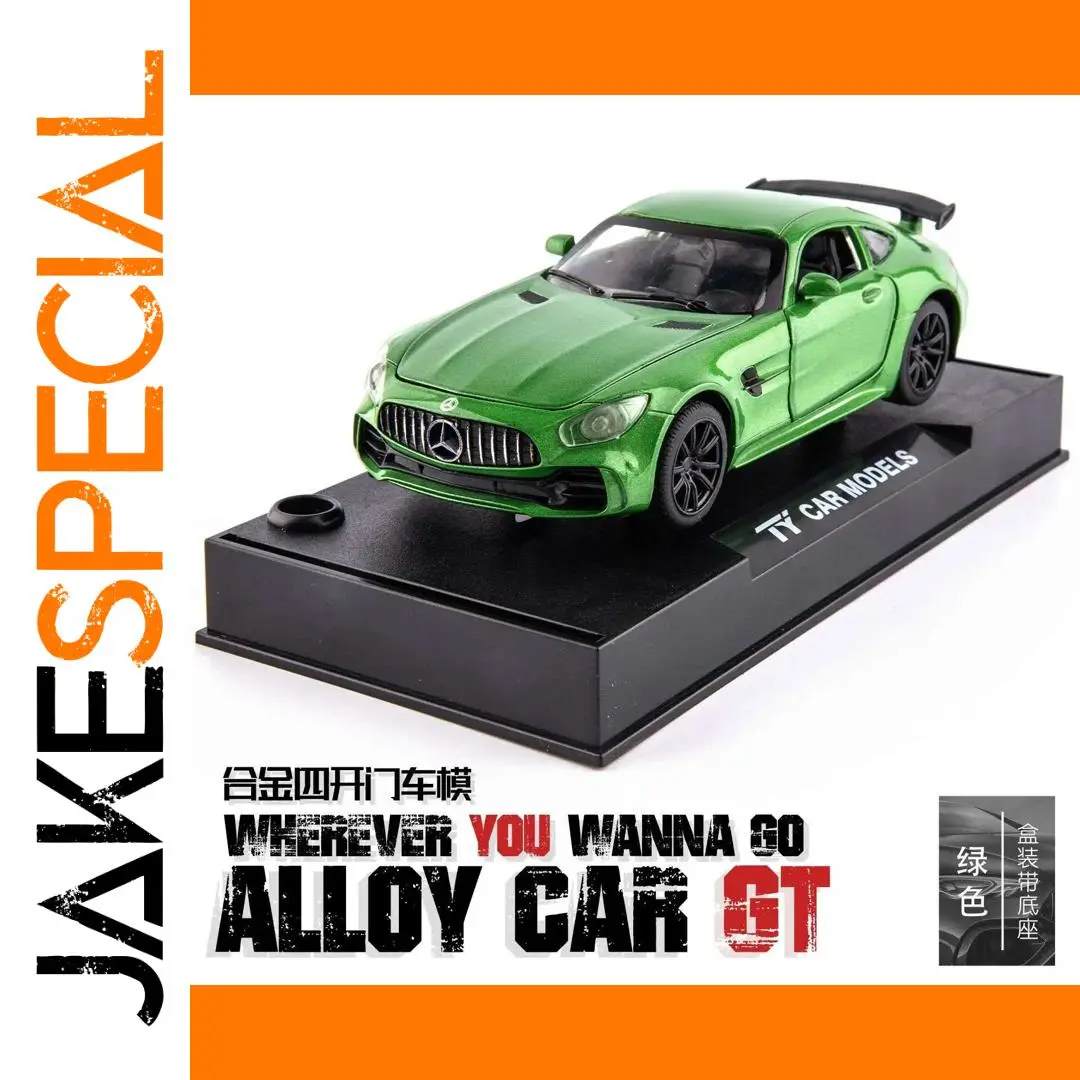 Mercedes-Benz AMG GTR 1:32 Diecast Model in Green 1 Mercedes-Benz AMG GTR 1:32 Diecast Model in Green