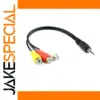 30cm AV Adapter Cable with RCA Connectors