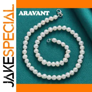 Freshwater Pearl Necklace in Sterling Silver