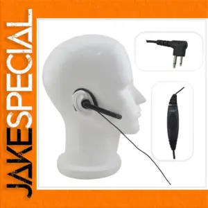 Discreet G-Hook Ear Microphone for Motorola