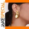 Bold Gold Stainless Steel Earrings