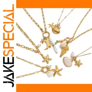 Ocean-Inspired Stainless Steel Starfish Necklace