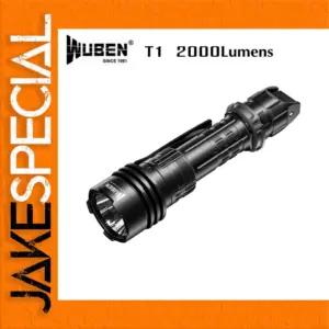 Rechargeable 2000-Lumen Tactical LED Flashlight