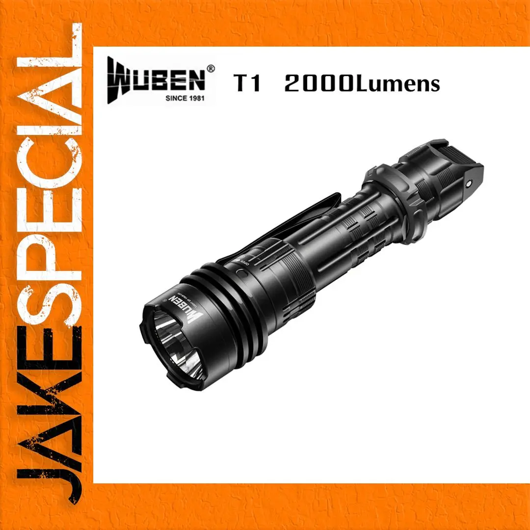 Rechargeable 2000-Lumen Tactical LED Flashlight 1 Rechargeable 2000-Lumen Tactical LED Flashlight