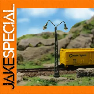 N Scale Vintage Street Lamps (Set of 3)