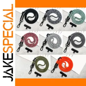 Colorful Nylon Crossbody Lanyard for Phones