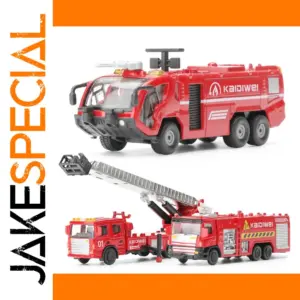1:72 Alloy Fire Truck Model for Collectors