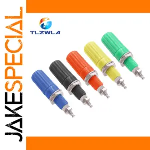 Color-Coded Banana Socket Binding Posts Set