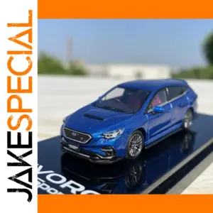 Vibrant Blue Subaru Can Station Wagon Model