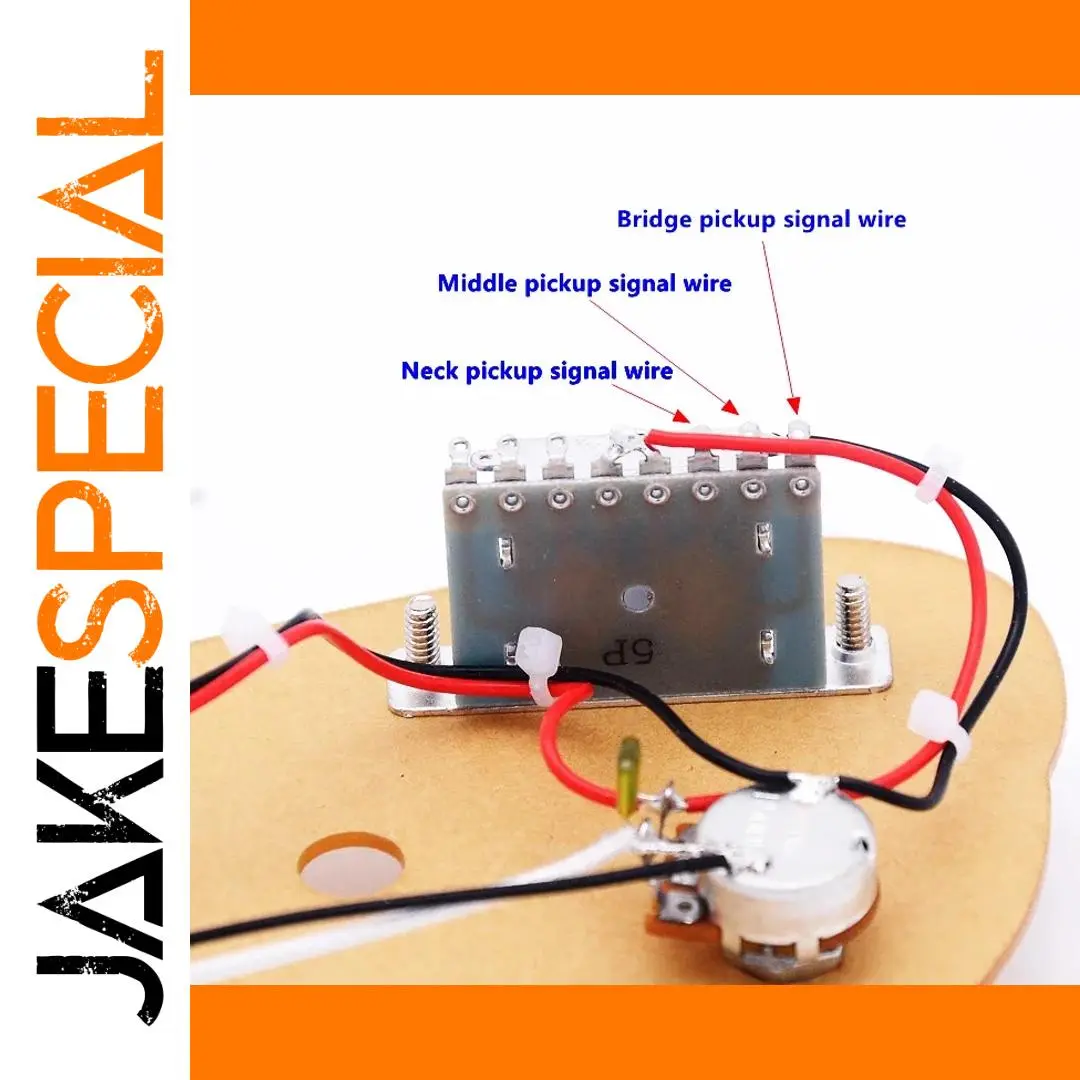 Electric Guitar Wiring Harness Set for ST-style Guitars 1 Electric Guitar Wiring Harness Set for ST-style Guitars